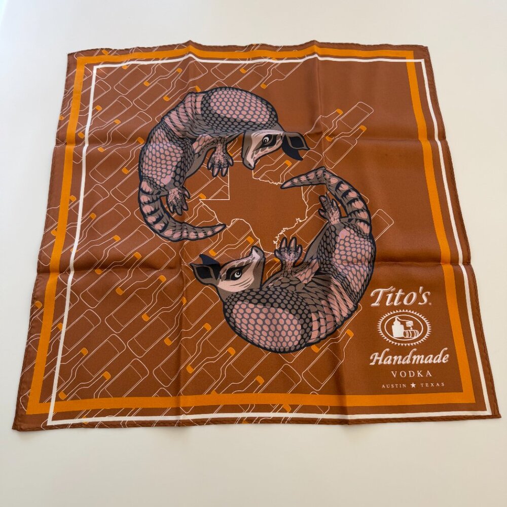 Tito's Handmade 100% Silk Scarf~Southwest Colors~Classy Swag!